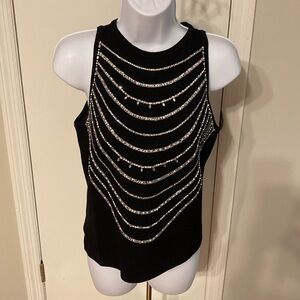 St. John Vintage Evening Sleeveless Sweater